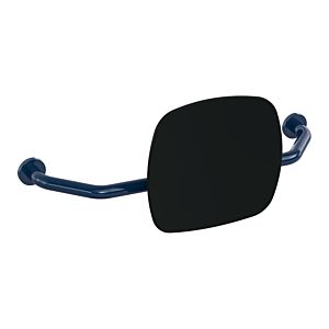Hewi 801 backrest 801.51.917350 distance to wall 230mm, backrest jet black, steel blue