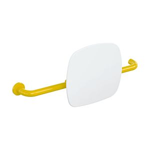 Hewi 801 backrest 801.51.9261L18 distance to wall 150mm, left version, backrest signal white, senfgelb
