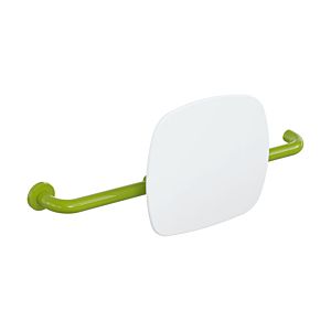 Hewi 801 backrest 801.51.9261L74 distance to wall 150mm, left version, backrest signal white, apple green