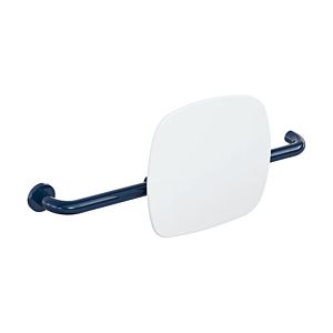 Hewi 801 backrest 801.51.9261L50 distance to wall 150mm, left version, backrest signal white, steel blue