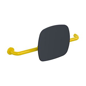 Hewi 801 backrest 801.51.9262L18 distance to wall 150mm, left version, backrest anthracite grey, senfgelb