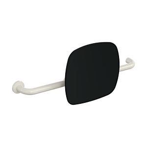 Hewi 801 Rückenstütze 801.51.9263L99 Wandabstand 150mm, Ausführung links, Lehne tiefschwarz, reinweiß