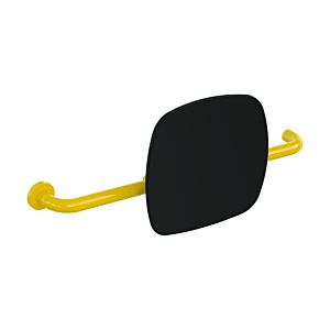 Hewi 801 backrest 801.51.9263L18 distance to wall 150mm, left version, jet black backrest, senfgelb