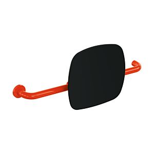 Hewi 801 backrest 801.51.9263L36 distance to wall 150mm, left version, backrest deep black, coral