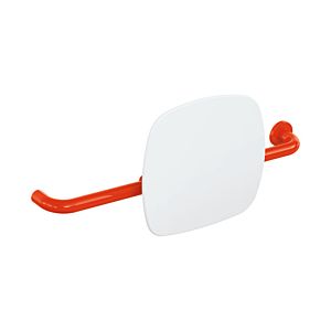 Hewi 801 backrest 801.51.9261R36 distance to wall 150mm, right version, backrest signal white, coral