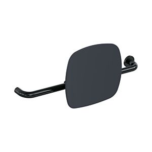 Hewi 801 Rückenstütze 801.51.9262R90 Wandabstand 150mm, Ausführung rechts, Lehne anthrazitgrau, tiefschwarz