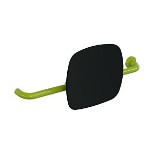 Hewi 801 backrest 801.51.9263R74 distance to wall 150mm, right version, backrest deep black, apple green