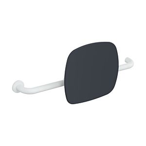 Hewi 801 dossier 801.51B9262L98 distance au mur 150mm, version gauche, mat, dossier gris anthracite, blanc signal