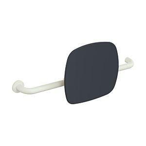 Hewi 801 Rückenstütze 801.51B9262L99 Wandabstand 150mm, Ausführung links, matt, Lehne anthrazitgrau, reinweiß