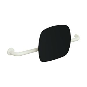 Hewi 801 backrest 801.51B9263L99 distance to wall 150mm, left version, matt, backrest jet black, pure white
