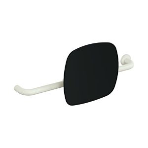 Hewi 801 backrest 801.51B9263R99 distance to wall 150mm, right version, matt, backrest jet black, pure white