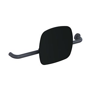 Hewi 801 back support 801.51B9263R92 distance to wall 150mm, right version, matt, backrest jet black, anthracite grey