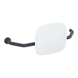 Hewi 801 dossier 801.51B9271L92 distance au mur 230mm, droite, mat, dossier blanc signal, gris anthracite