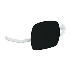 Hewi 801 backrest 801.51B9273R98 distance to wall 230mm, right, matt, backrest jet black, signal white