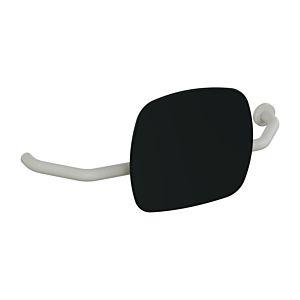 Hewi 801 backrest 801.51B9273R97 distance to wall 230mm, right, matt, backrest jet black, light grey