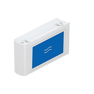 Hewi 802.50.06360SD déclencheur de rinçage (radio), LS blanc hgl/qui
