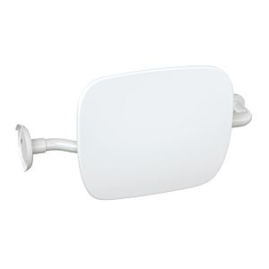 Hewi 802 LifeSystem backrest 802.51.90360SD with Escutcheon , white high-gloss/white matt, right