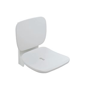 Hewi strapontin 802.51.23460SD réglable en hauteur, blanc brillant/ blanc mat