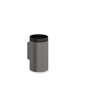 Hewi System 162 mug 162.04.11060ER revêtement par poudre, gris foncé perle mica mat profond/noir profond mat, cylindrique
