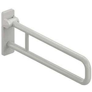 Hewi 801 Stützklappgriff 801.50.10692 600 mm, anthrazitgrau, drehbar, Aluminiumkern