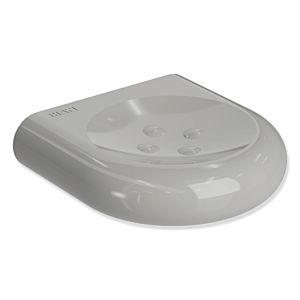 Hewi 477 soap holder 477.02.10095 rock gray, 97mm, with knobs
