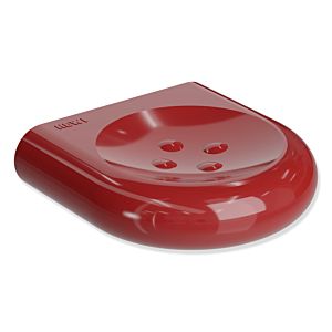 Hewi 477 Seifenhalter 477.02.10033 rubinrot, 97mm, mit Noppen