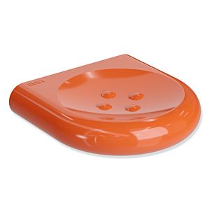 Hewi 477 soap holder 477.02.20036 120mm, with knobs, coral