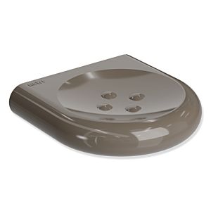 Hewi 477 soap holder 477.02.20084 120mm, with knobs, umber