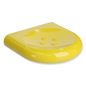 Hewi 477 soap holder 477.02.20018 120mm, with knobs, senfgelb