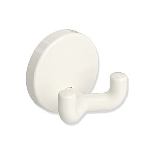 HEWI Doppelhaken Serie 801 8019002099 reinweiss, ohne Befestigungsmaterial