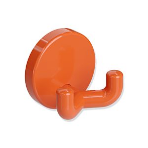 Hewi 801 double hook 801.90.02036 coral, with rosette d = 40mm