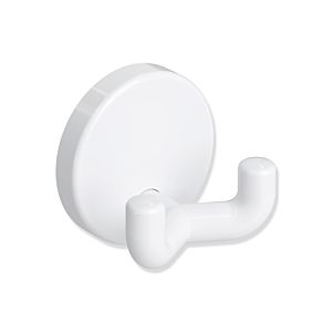 Hewi 801 Doppelhaken 801.90.02098 signalweiß, mit Rosette d= 40mm