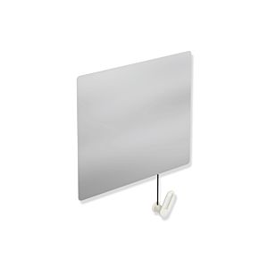 HEWI Serie 801 Kippspiegel 8010110099 600x540x6 mm, mit Seilumlenkung, reinweiss