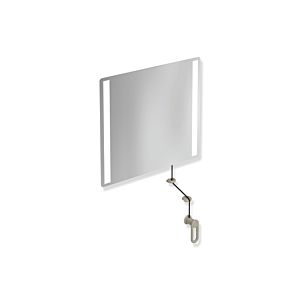 Hewi 801 tilting light mirror LED 801.01.40086 600x540x6mm, sand
