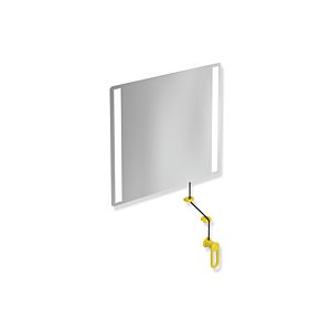 Hewi 801 tilting light mirror LED 801.01.40018 600x540x6mm, senfgelb