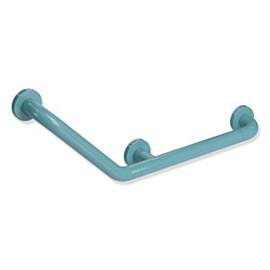 Hewi 801 angled handle 801.22.20055 135 degrees, 283x620mm, aqua blue