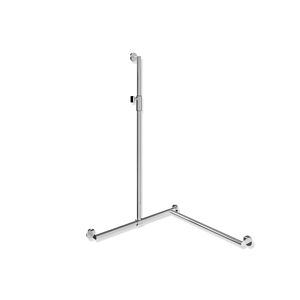 Hewi System 900 Duschhandlauf 900.35M36040 1250 x 800 x 800 mm, Ausführung rechts, chrom