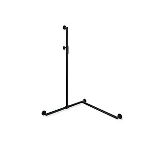 Rampe de douche Hewi System 900 900.35M36060CV 1250 x 800 x 800 mm, version droite, noir mat profond