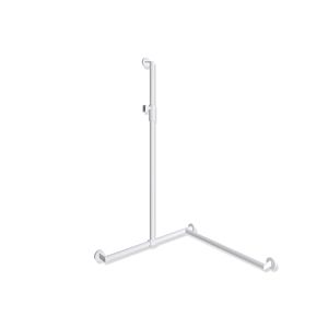 Hewi System 900 Duschhandlauf 900.35M36060VH 1250 x 800 x 800 mm, Ausführung rechts, weiß tiefmatt