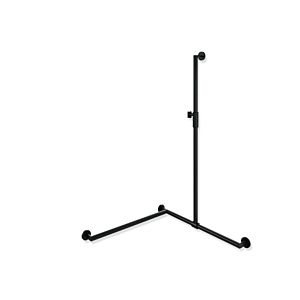 Rampe de douche Hewi System 900 900.35M36260CV 1250 x 800 x 800 mm, version gauche, noir mat profond
