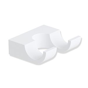 Hewi System 800 Handtuch-Doppelhaken 800.90.06260DX 50x53mm, weiß matt