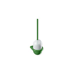 Hewi 477 toilet brush set 477.20.1000572 top part matt white, may green, wall mounting