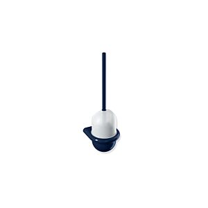 Hewi 477 toilet brush set 477.20.1000550 top part matt white, steel blue, wall mounting