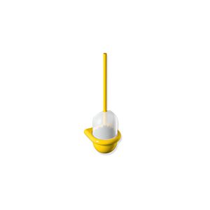 Hewi 477 toilet brush set 477.20.1000518 top part matt white, senfgelb , wall mounting