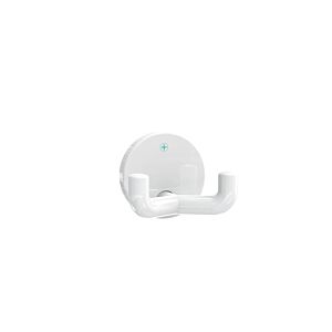 Hewi 477 actif + double crochet 477.90D02598 43,5 mm, antimicrobien, plastique blanc signal