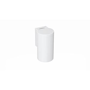 Hewi 477 active + waste bin 477.05D10098 signal white, antimicrobial, hinged lid, adhesive label