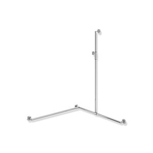 Rampe de douche Hewi System 900 900.35M33440 1250 x 965 x 965 mm, version gauche, chromé