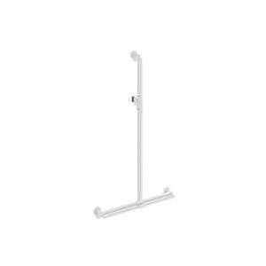 Main courante de douche Hewi System 900 900.35M43060VH 1250 x 765 x 765 mm, revêtement par poudre blanc mat profond