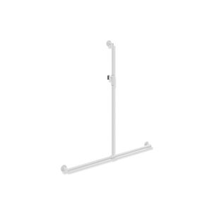 Hewi System 900 shower handrail 900.35M43260VH 1250 x 1185 mm, powder-coated white deep matt