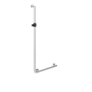 Hewi System 900 angle System 900 avec support de douche 900.33.2004092 1250 x 450 mm, Anthrazitgrau douche Anthrazitgrau , version droite